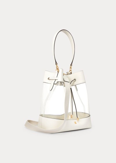 Bolsa Ralph Lauren Mujer Creme - Medium Debby Drawstring - DPUSY7136